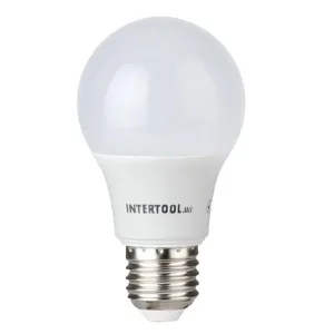 Лампа світлодіодна LED A60, E27, 10 Вт, 150-300 В, 4000 K, 30000 год, гарантія 3 роки INTERTOOL (LL-0014) UA