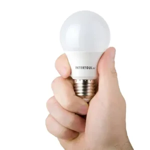 Лампа світлодіодна LED A60, E27, 10 Вт, 150-300 В, 4000 K, 30000 год, гарантія 3 роки INTERTOOL (LL-0014) UA