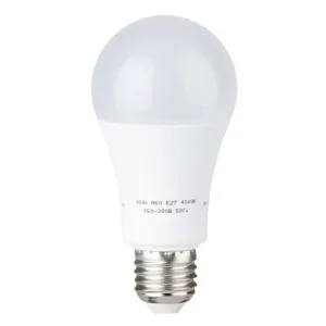 Лампа світлодіодна LED A60, E27, 15 Вт, 150-300 В, 4000 K, 30000 год, гарантія 3 роки INTERTOOL (LL-0017) UA