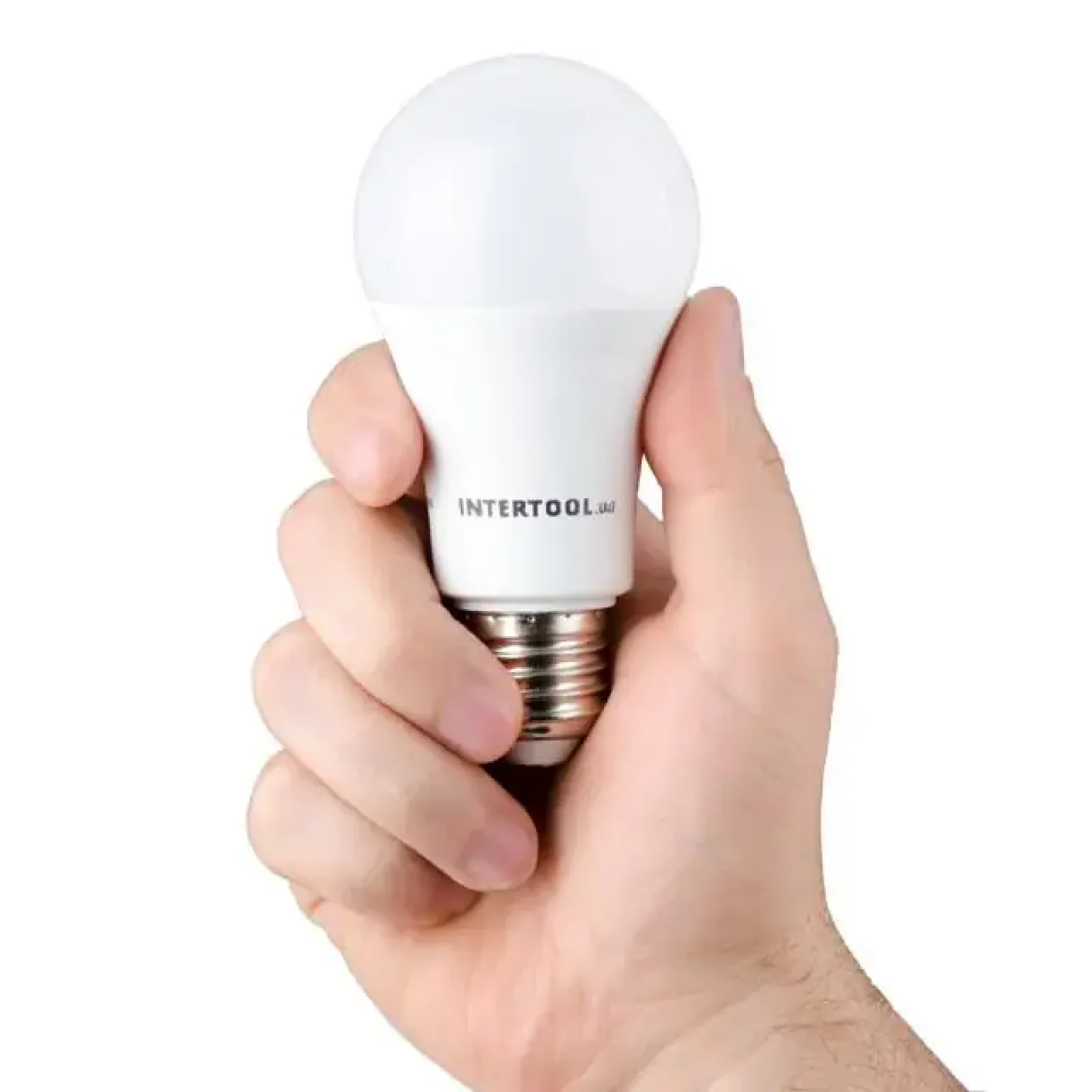 Лампа світлодіодна LED A60, E27, 15 Вт, 150-300 В, 4000 K, 30000 год, гарантія 3 роки INTERTOOL (LL-0017) UA