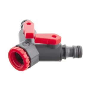 Розподілювач 2-канальний 1/2", з внутрішньою різьбою 1/2" та 3/4" на вході, регулювання кожного каналу INTERTOOL (GE-2003) UA