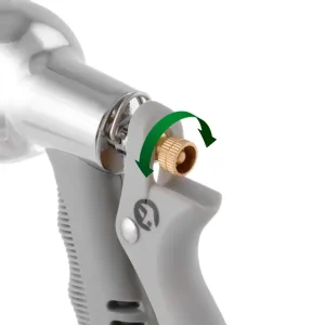 Пістолет-розпилювач для поливу, 8 режимів, хромований, матеріали: ABS, PP, TPR, Zinc alloy INTERTOOL (GE-0004) UA