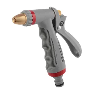 Пістолет-розпилювач для поливу, 3 режими, плавне регулювання потоку води, матеріали: ABS, PP, TPR, Zinc alloy, Brass INTERTOOL (GE-0012) UA