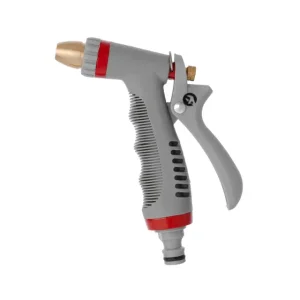 Пістолет-розпилювач для поливу, 3 режими, плавне регулювання потоку води, матеріали: ABS, PP, TPR, Zinc alloy, Brass INTERTOOL (GE-0012) UA