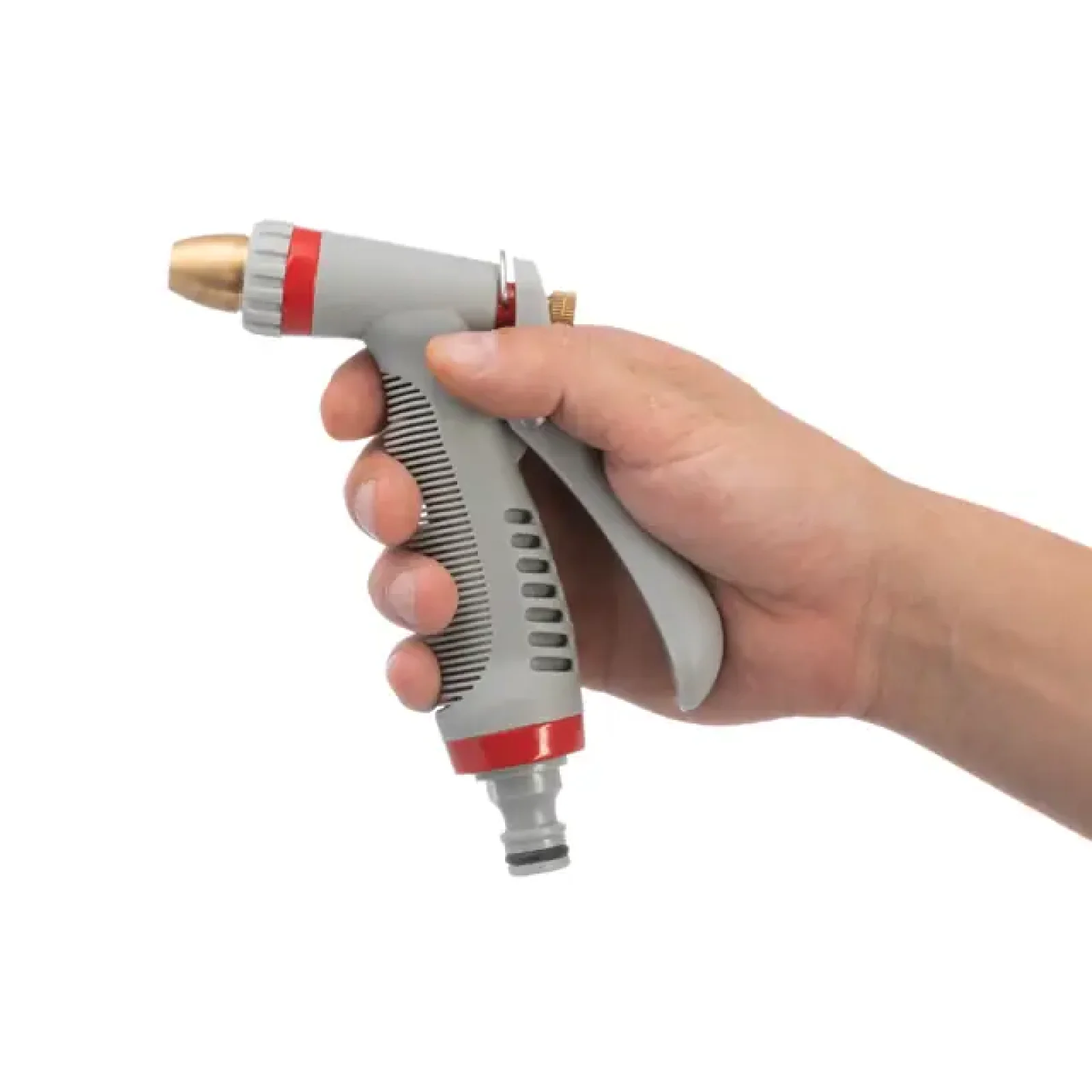 Пістолет-розпилювач для поливу, 3 режими, плавне регулювання потоку води, матеріали: ABS, PP, TPR, Zinc alloy, Brass INTERTOOL (GE-0012) UA