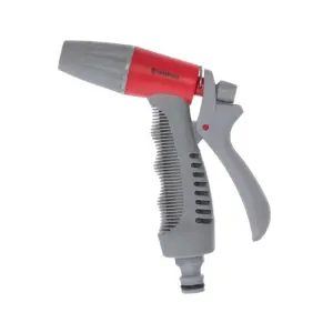 Пістолет-розпилювач для поливу, 3 режими, плавне регулювання потоку води, матеріали: ABS, PP, TPR, Brass INTERTOOL (GE-0015) UA