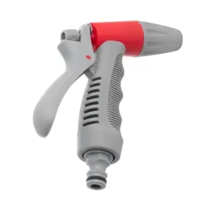 Пістолет-розпилювач для поливу, 3 режими, плавне регулювання потоку води, матеріали: ABS, PP, TPR, Brass INTERTOOL (GE-0015) UA