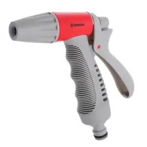 Пістолет-розпилювач для поливу, 3 режими, плавне регулювання потоку води, матеріали: ABS, PP, TPR, Brass, набір аксесуарів для підключення INTERTOOL (GE-0016) UA