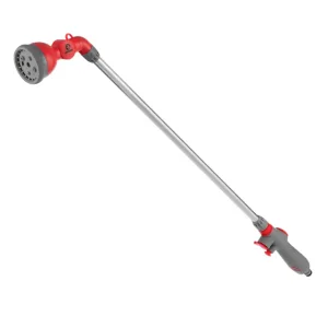 Пістолет-розпилювач для поливу, на штанзі 90 см, 9 режимів, матеріали: ABS, TPR INTERTOOL (GE-0041) UA