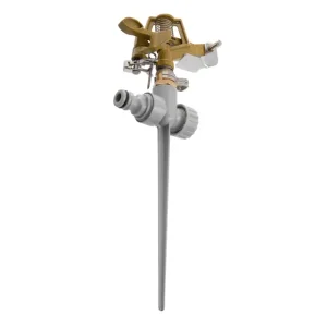 Дощувач пульсаційний на кілку, з повною або частковою зоною поливу до 12 м, матеріали: Brass, Zinc alloy INTERTOOL (GE-0052) UA