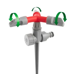 Дощувач круговий на кілку, з головкою, що обертається, матеріали: PP, ABS, Zinc alloy INTERTOOL (GE-0055) UA