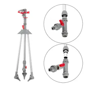 Дощувач пульсаційний на тринозі 68-81 см, з повною або частковою зоною поливу до 16 м, матеріали: ABS, метал INTERTOOL (GE-0068) UA