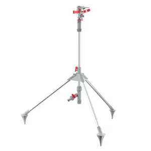 Дощувач пульсаційний на тринозі 68-81 см, з повною або частковою зоною поливу до 16 м, матеріали: ABS, метал INTERTOOL (GE-0068) UA