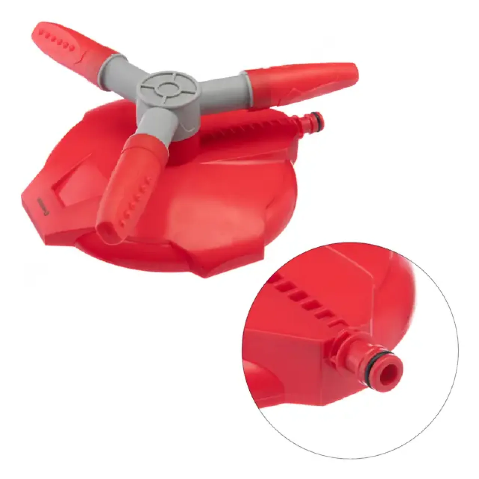 Дощувач круговий на базі, з головкою, що обертається, зона поливу до 8 м, матеріали: PP, ABS INTERTOOL (GE-0075) UA