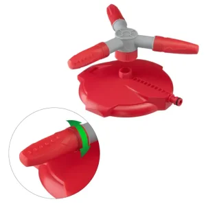 Дощувач круговий на базі, з головкою, що обертається, зона поливу до 8 м, матеріали: PP, ABS INTERTOOL (GE-0075) UA