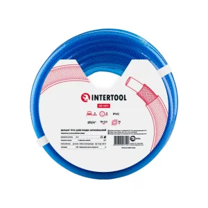 Шланг для води 3-х шаровий 3/4 ", 10м, армований, PVC INTERTOOL (GE-4071) UA