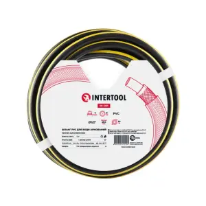 Шланг для води 4-х шаровий 1/2 ", 10м, армований, PVC INTERTOOL (GE-4101) UA