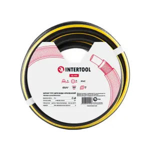 Шланг для води 4-х шаровий 3/4 ", 10м, армований, PVC INTERTOOL (GE-4121) UA
