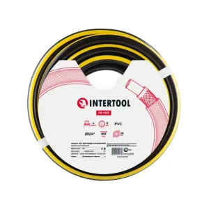 Шланг для води 4-х шаровий 3/4 ", 20м, армований, PVC INTERTOOL (GE-4123) UA