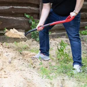 Лопата штикова, ручка з фібергласу, 217×290×1050 мм INTERTOOL (FT-2013) UA