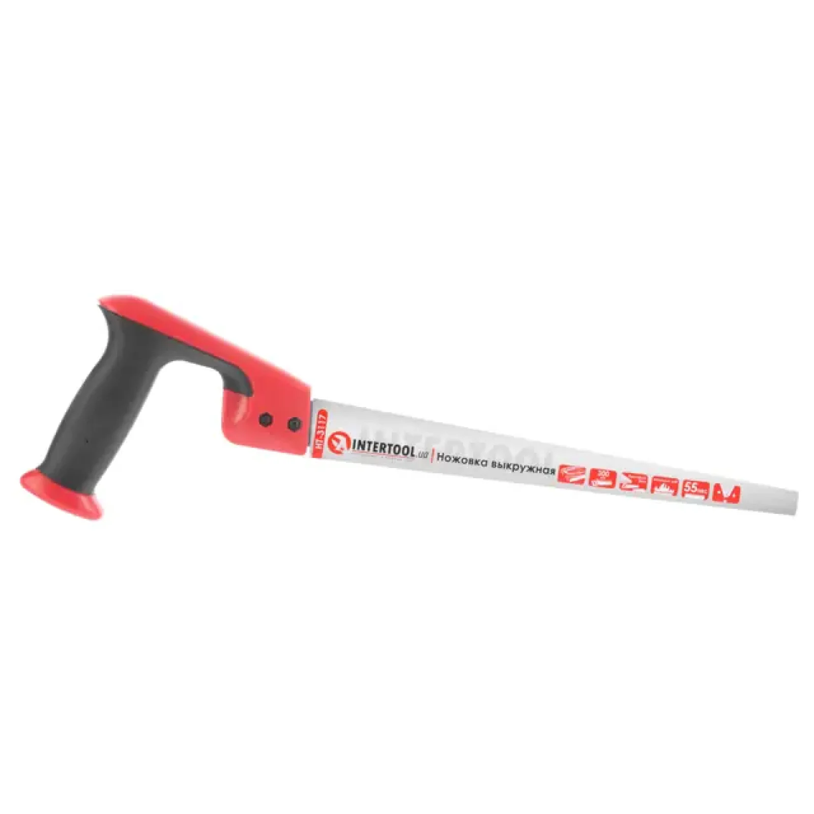 Ножівка викружна, 300 мм, 8 зуб/дюйм INTERTOOL (HT-3117) UA