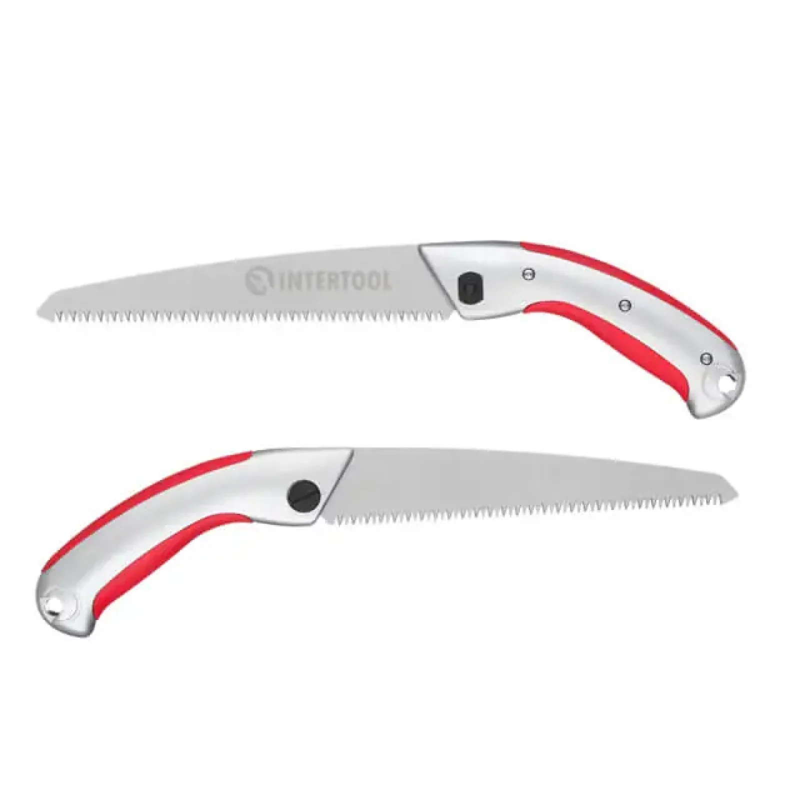 Ножівка садова пряма, 210 мм, з металевою ручкою, пластиковий чохол INTERTOOL (HT-3145) UA