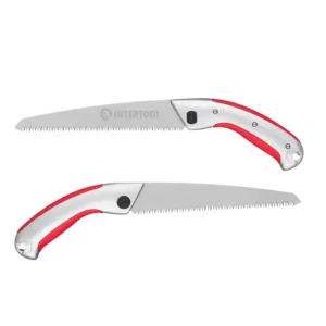 Ножівка садова пряма, 210 мм, з металевою ручкою, пластиковий чохол INTERTOOL (HT-3145) UA