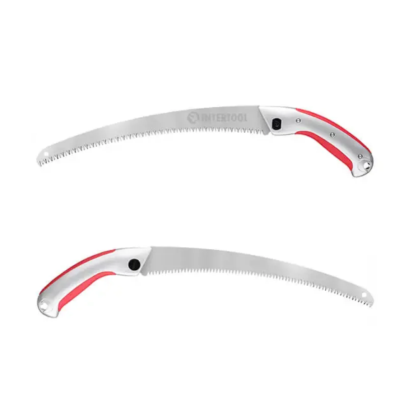 Ножівка садова вигнута, 330 мм, з металевою ручкою, пластиковий чохол INTERTOOL (HT-3146) UA