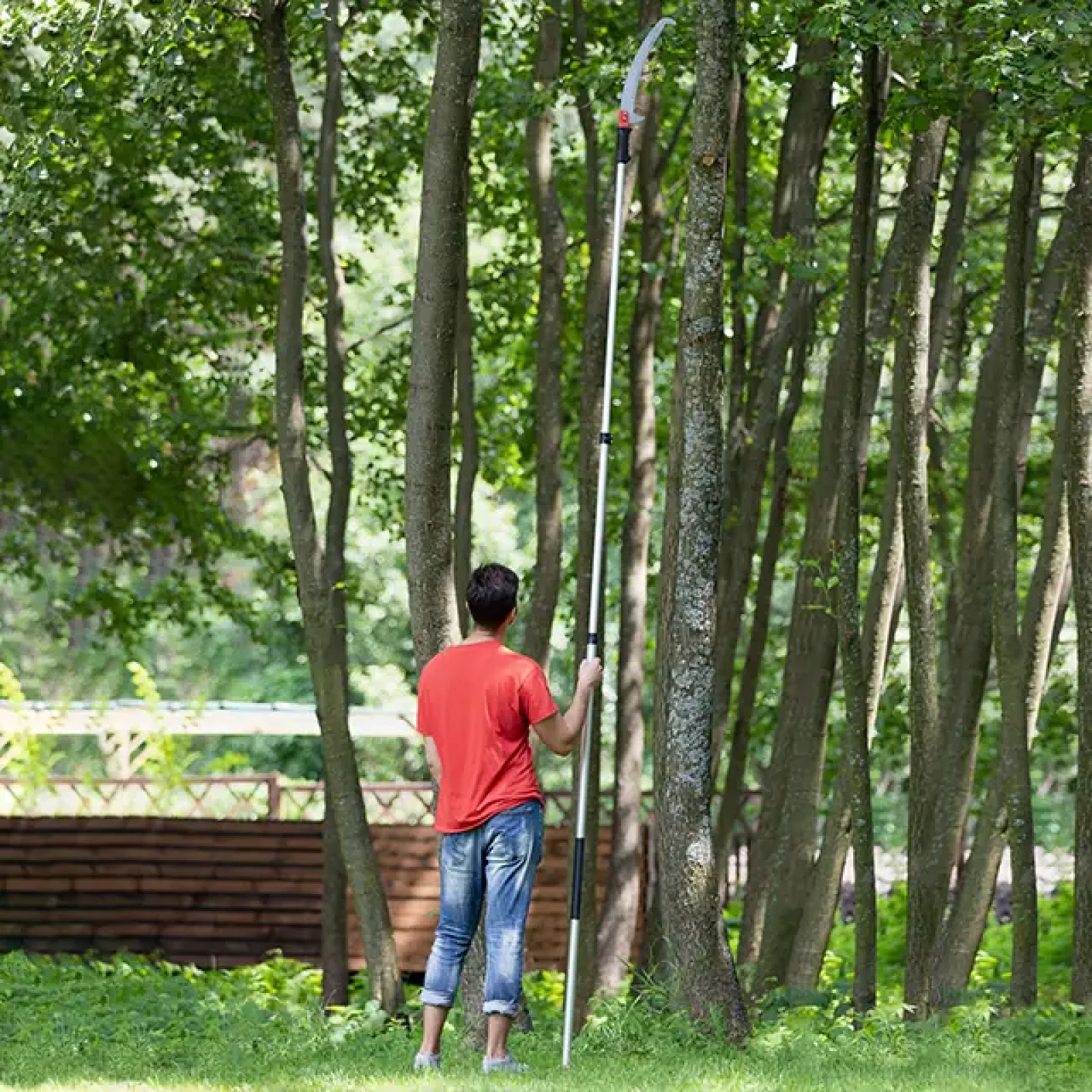 Ножівка садова з гаком, полотно: 350 мм INTERTOOL (HT-3150) UA