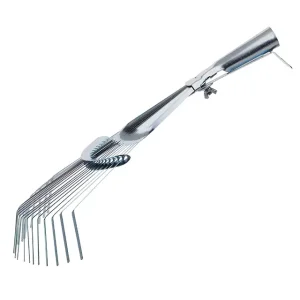 Граблі віялові, 22 прути, регульована ширина 30-50 см INTERTOOL (FT-3005) UA