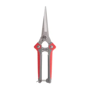 Секатор для винограду, 200 мм, INOX, комбінована рукоятка INTERTOOL (FT-1015) UA