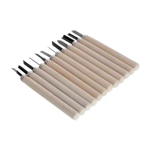 Набір різців по дереву, 12 шт. INTERTOOL (HT-3504) UA