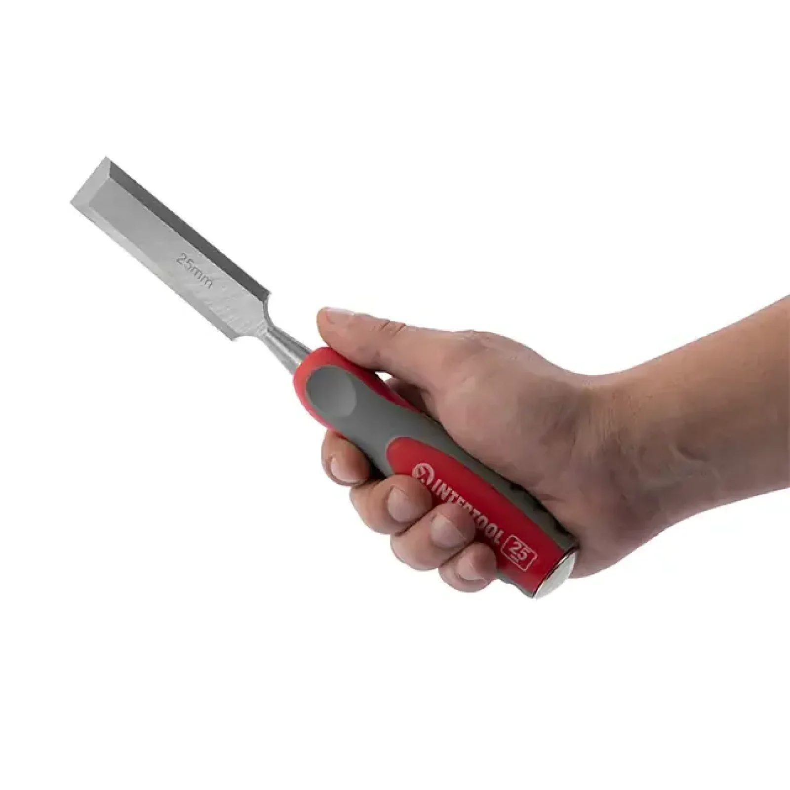 Стамеска 25мм, Cr-V, двокомпонентна рукоятка INTERTOOL (HT-3525) UA