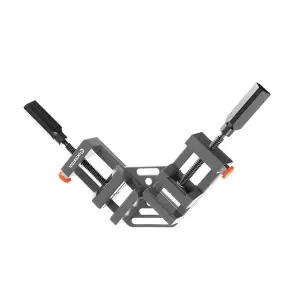 Струбцина кутова 90°, максимальна ширина затиску: 65 мм, система швидкої фіксації INTERTOOL (HT-6042) UA