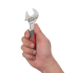 Ключ розвідний, 150 мм, ізольована рукоятка, нікельоване покриття INTERTOOL (XT-0015) UA