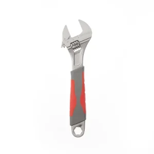 Ключ розвідний, 200 мм, ізольована рукоятка, нікельоване покриття INTERTOOL (XT-0020) UA