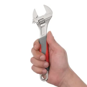 Ключ розвідний, 200 мм, ізольована рукоятка, нікельоване покриття INTERTOOL (XT-0020) UA