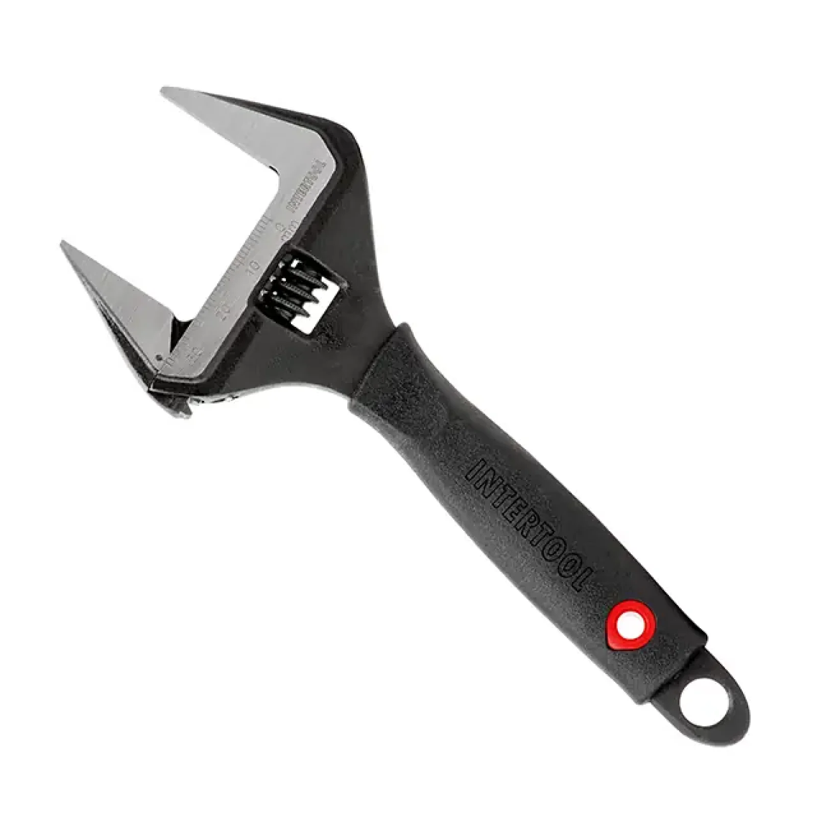 Ключ розвідний, 150 мм, прогумована ручка, розкриття губок 34 мм, Cr-V, STORM INTERTOOL (XT-0040) UA