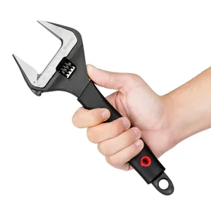 Ключ розвідний, 250 мм, прогумована ручка, розкриття губок 50 мм, Cr-V, STORM INTERTOOL (XT-0050) UA