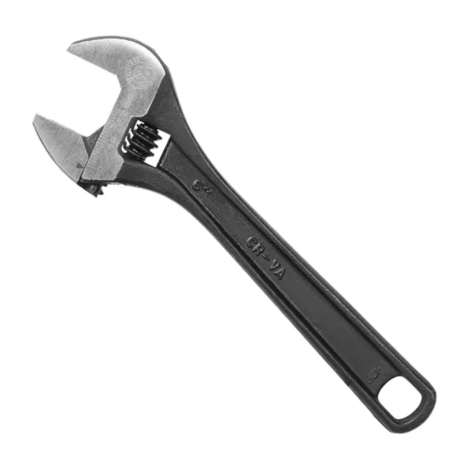 Ключ розвідний, 150 мм, Cr-V, чорний, фосфатований INTERTOOL (XT-0056) UA