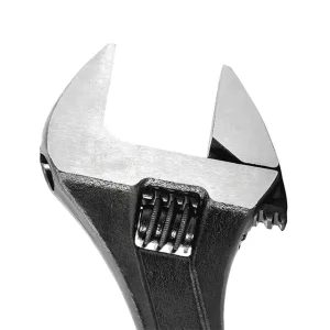 Ключ розвідний, 250 мм, Cr-V, чорний, фосфатований INTERTOOL (XT-0060) UA