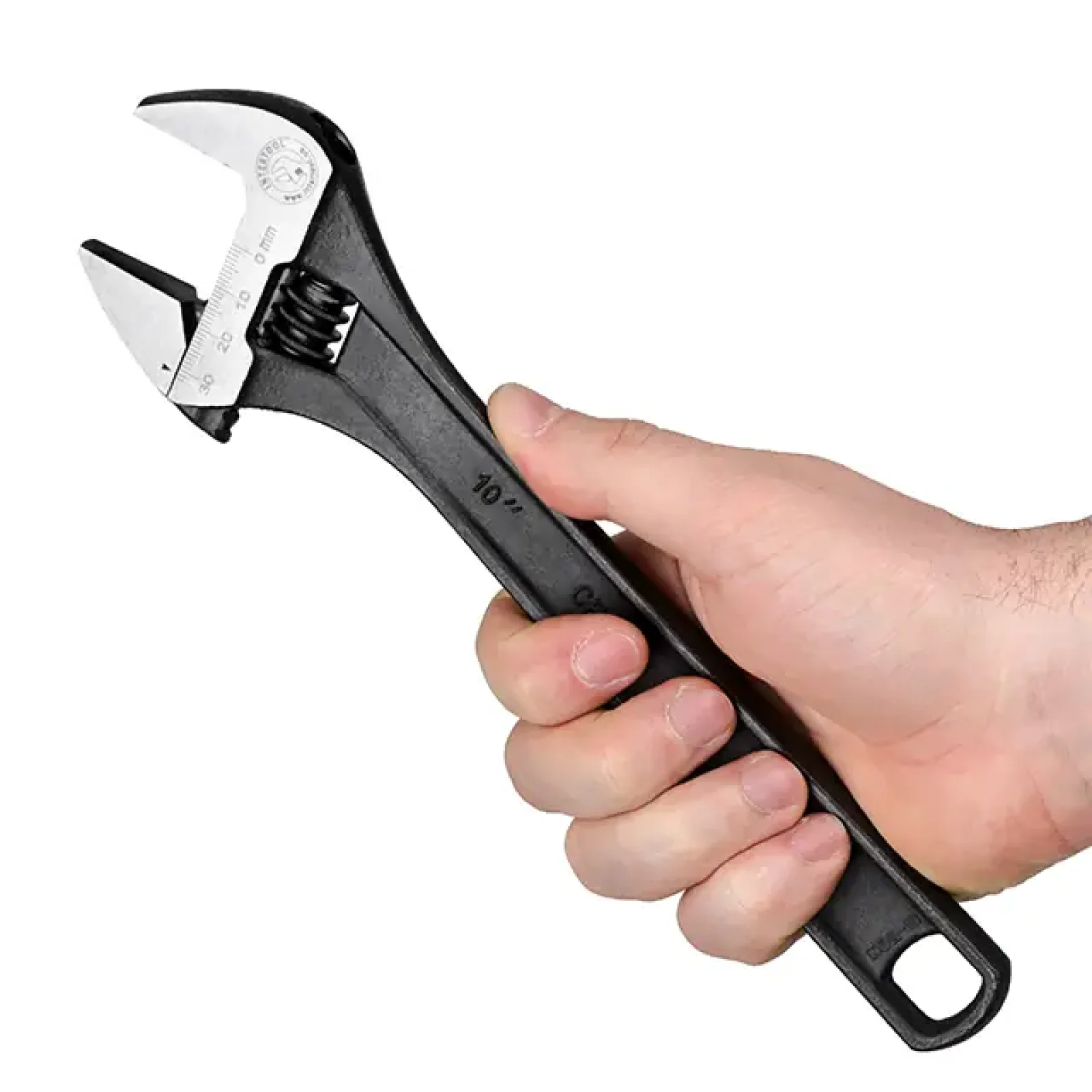 Ключ розвідний, 250 мм, Cr-V, чорний, фосфатований INTERTOOL (XT-0060) UA