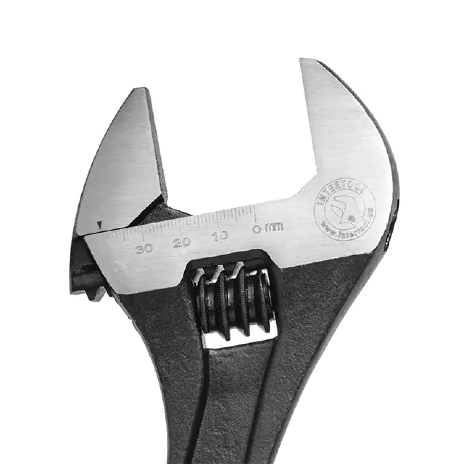 Ключ розвідний, 300 мм, Cr-V, чорний, фосфатований INTERTOOL (XT-0062) UA