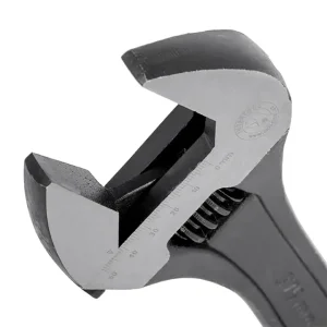 Ключ розвідний, 380 мм, Cr-V, чорний, фосфатований INTERTOOL (XT-0065) UA