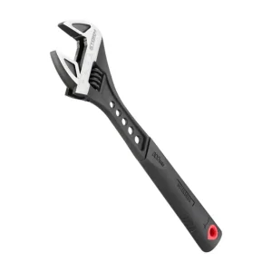 Ключ розвідний, 300 мм, кований, рукоятка TPR, HRC 40-50, Cr-V, STORM INTERTOOL (XT-0085) UA