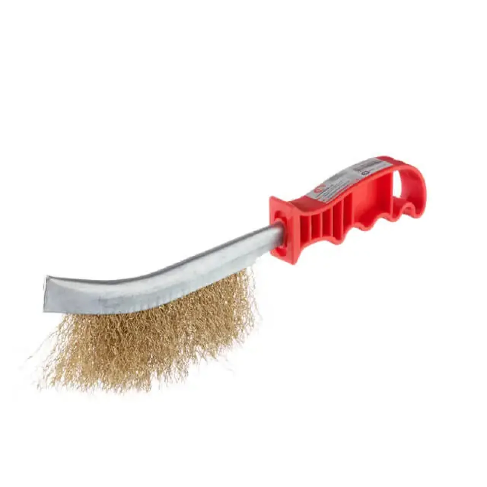 Щітка дротяна універсальна, рифлений дріт покритий латунню, пластикова рукоятка INTERTOOL (BT-0001) UA