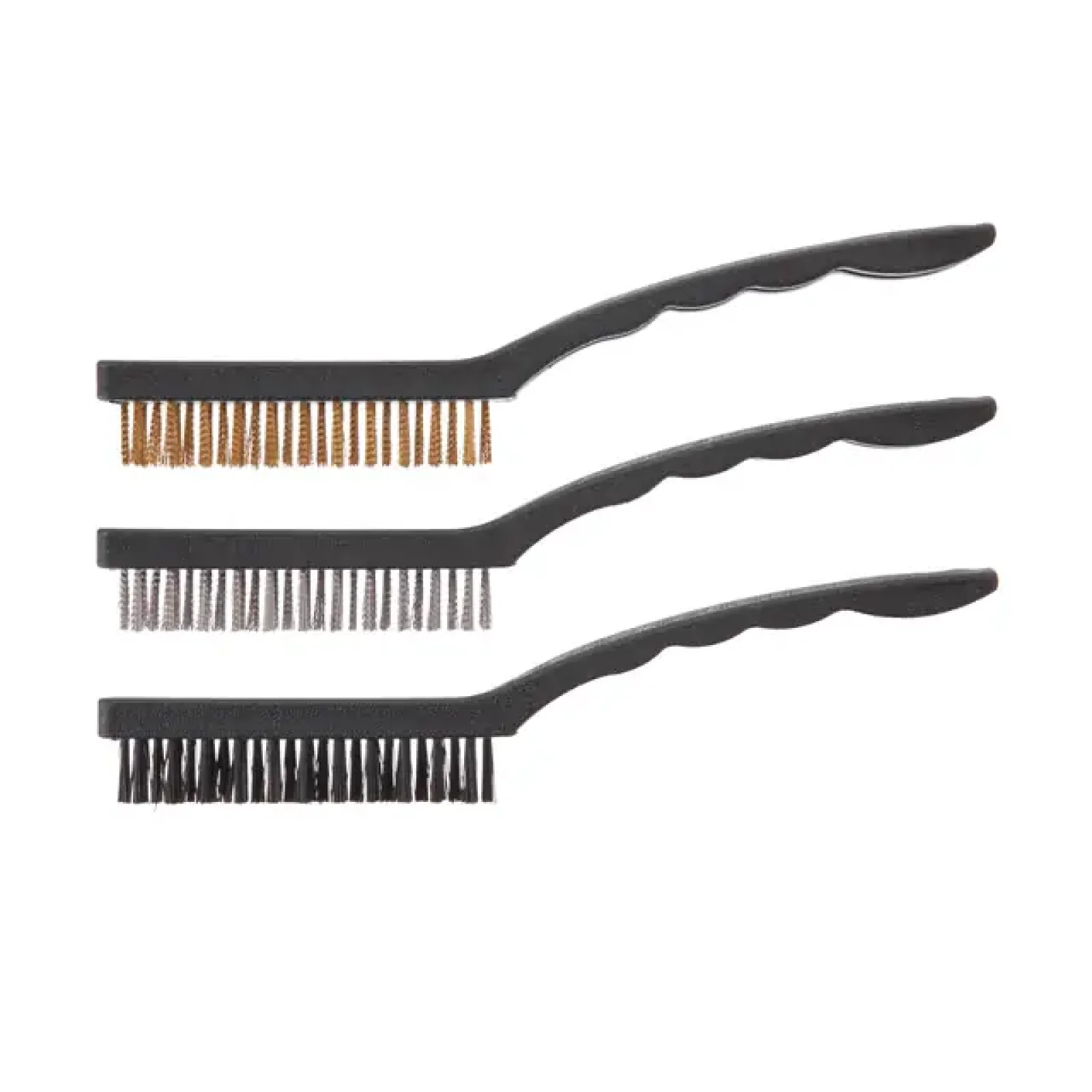 Набір щіток ручних, 215 мм, 3 од. (сталь, латунь, нейлон) AL-KO (BT-0005) UA