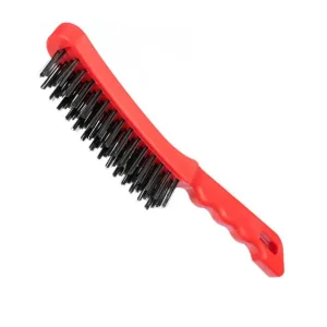 Щітка ручна, 4-рядна, пластиковий корпус, cталевий дріт INTERTOOL (BT-0007) UA