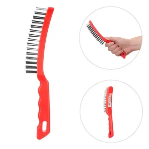 Щітка ручна, 5-рядна, пластиковий корпус, cталевий дріт INTERTOOL (BT-0008) UA