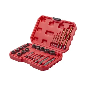 Набір екстракторів та свердел для пошкоджених болтів і гайок, 26 шт. INTERTOOL (SD-8009) UA